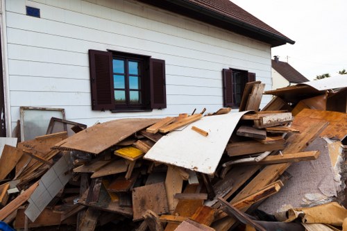 Construction debris clearance in London